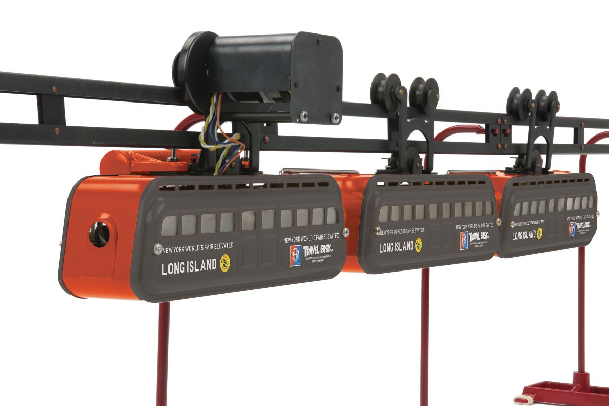 MTH Long Island O Gauge Tinplate Detroit Monorail Set - Traditional