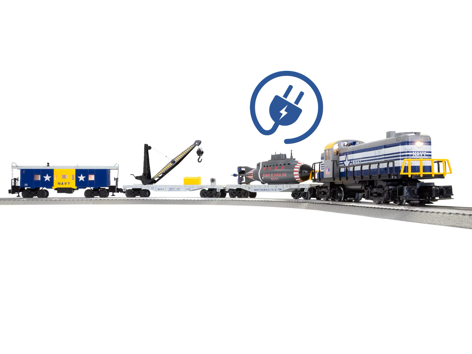 Lionel Navy Lionchief Freight Set With Bluetooth 5.0 2523110
