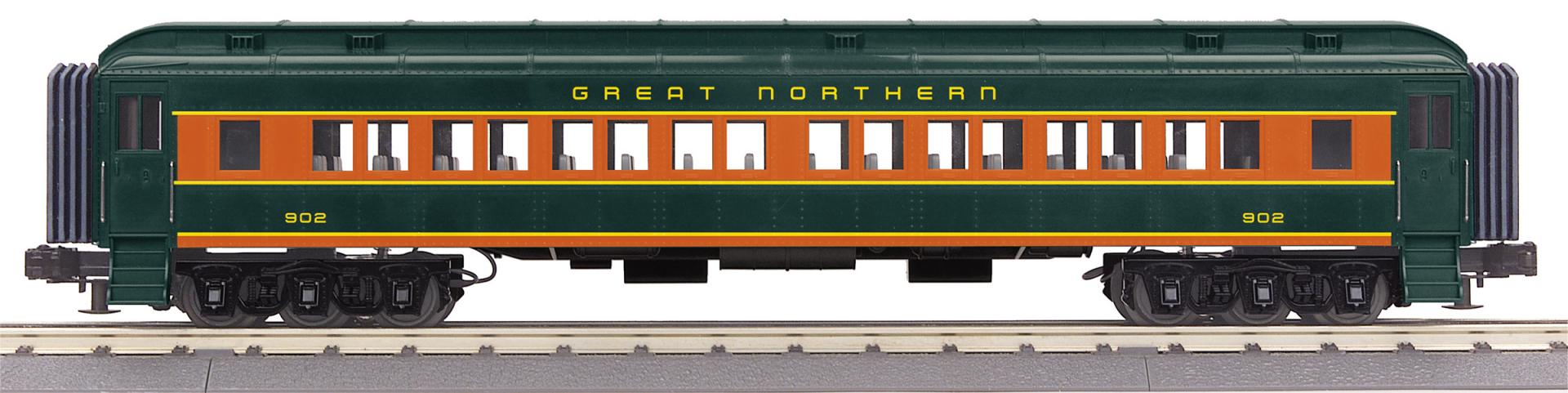 MTH O Gauge RailKing Great Northern 60’ Madison Coach Car 30-69387