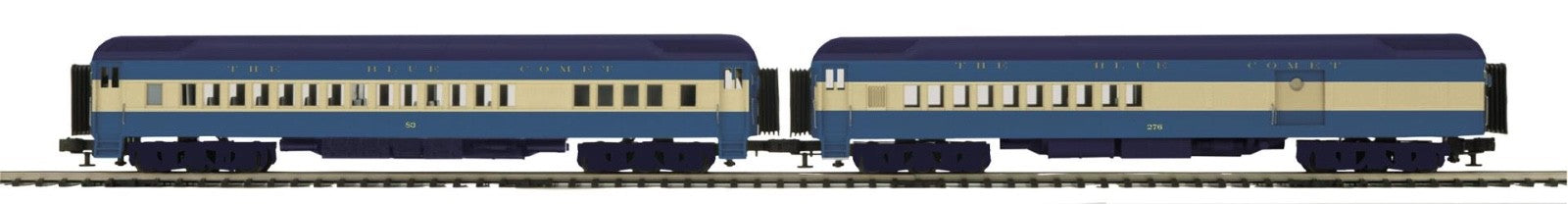 MTH Premier Blue Comet 2-Car Combine/Diner Add On Set 20-40084