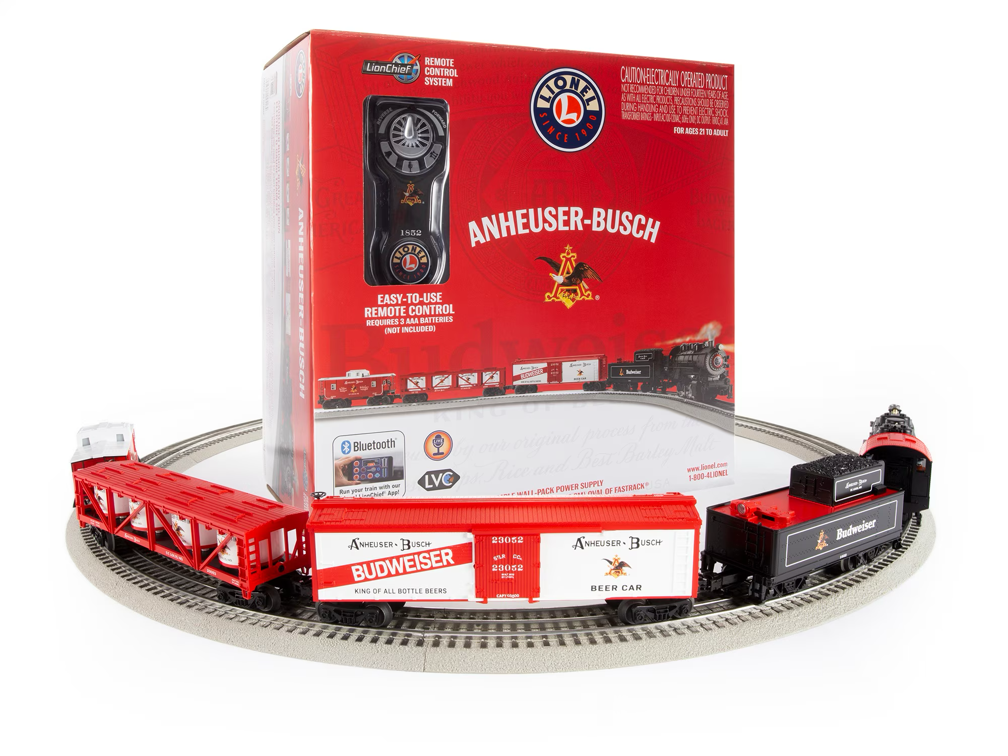 Lionel Anheuser Bush LionChief Set W/Bluetooth 5.0 2223050