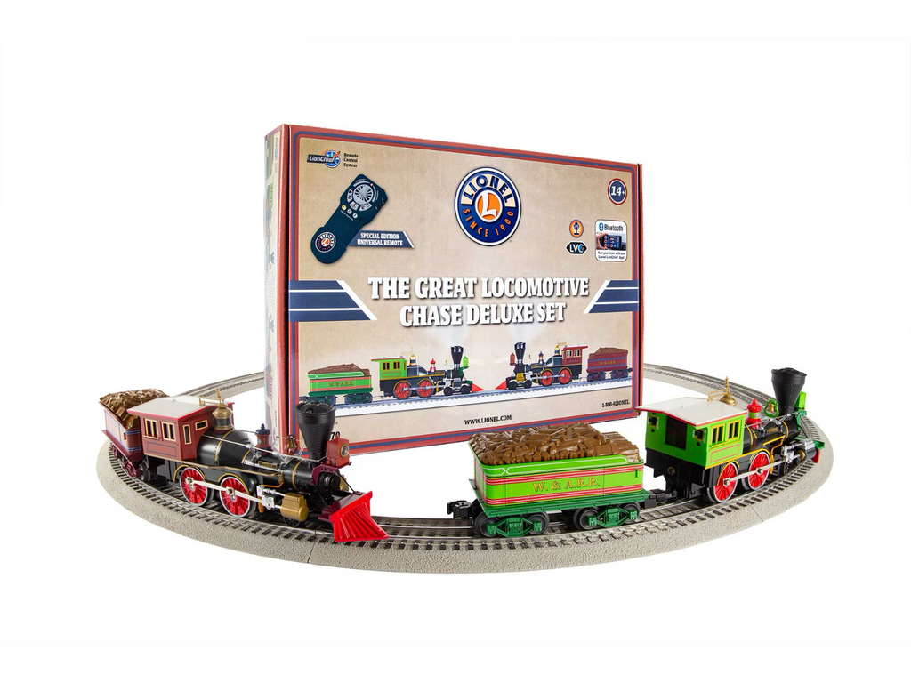 Lionel Great Locomotive Chase Deluxe LionChief Set W/ Bluetooth 5.0 2223070