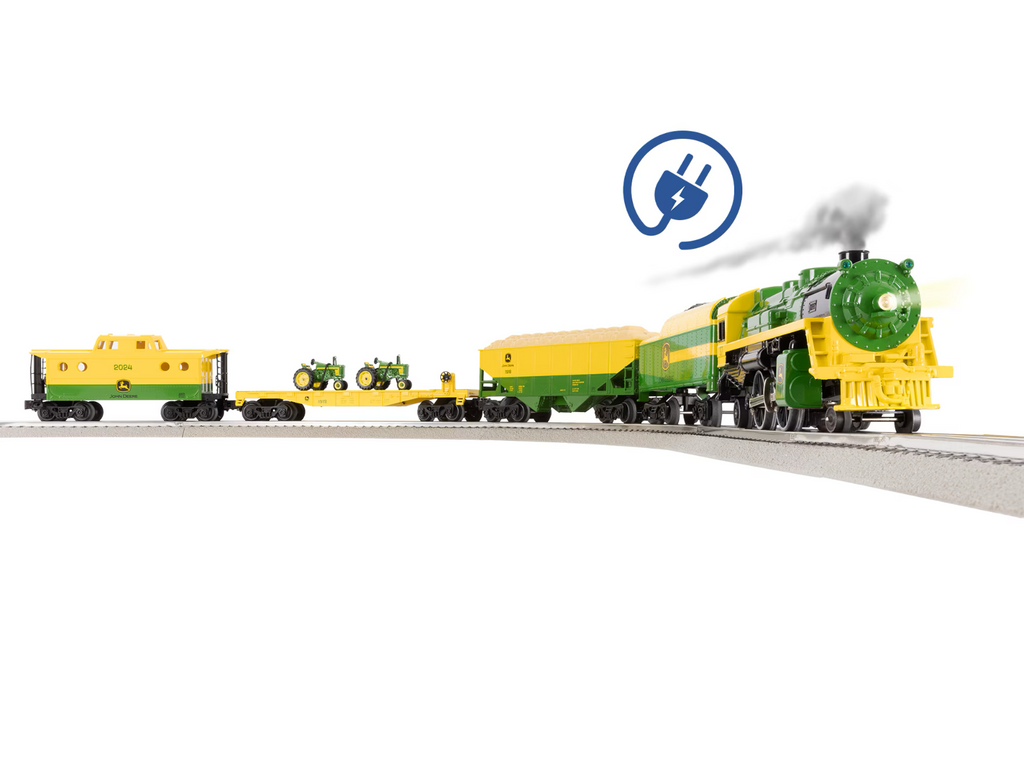 Lionel John Deere Steam Freight Lionchief Set O Gauge 2423070