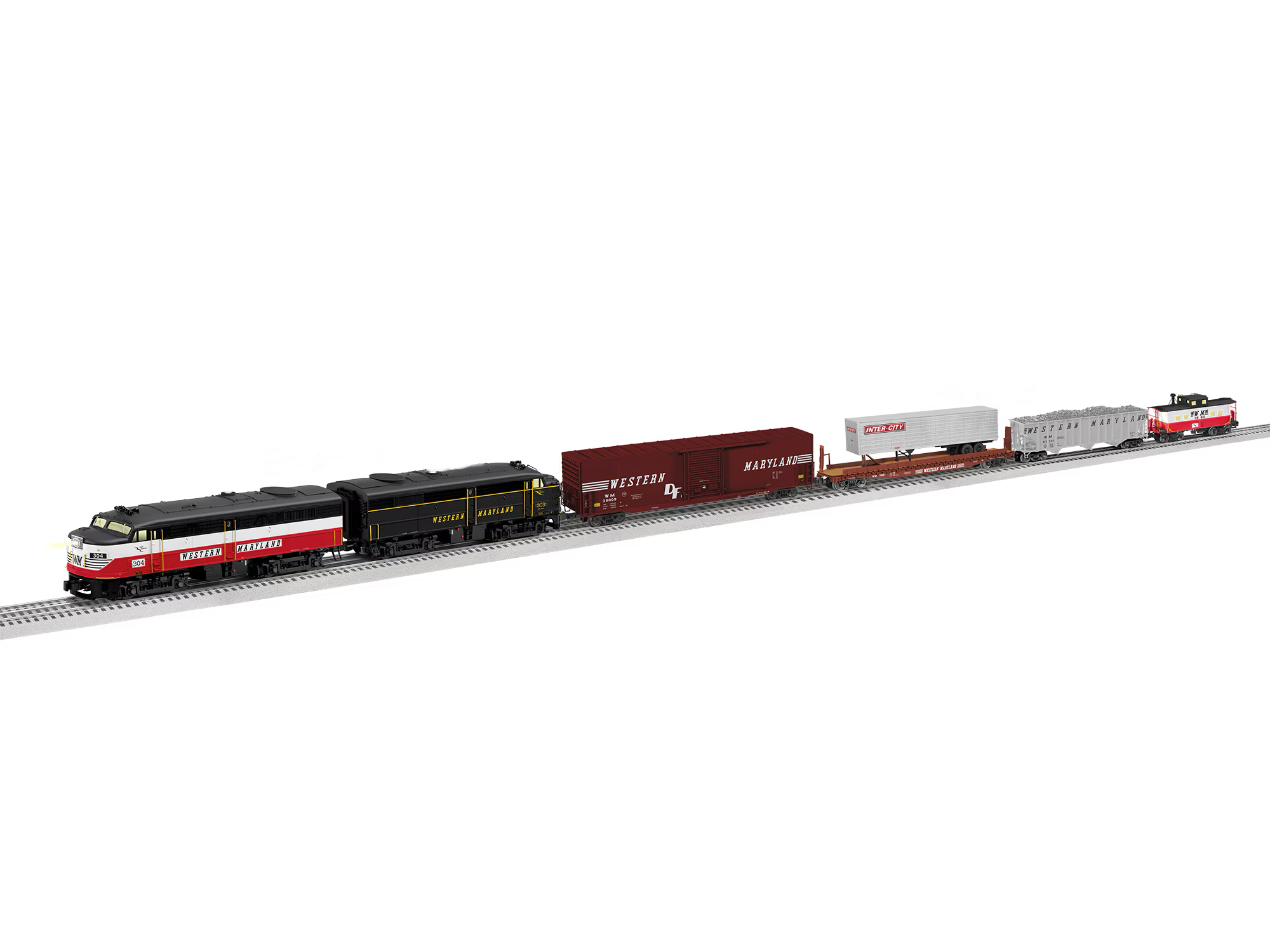 Lionel Western Maryland  Hagerstown Hotshot Legacy Set 2322020