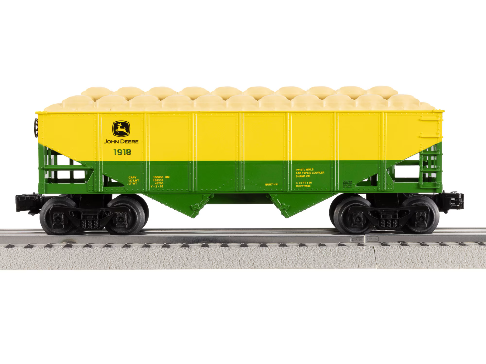 Lionel John Deere Steam Freight Lionchief Set O Gauge 2423070