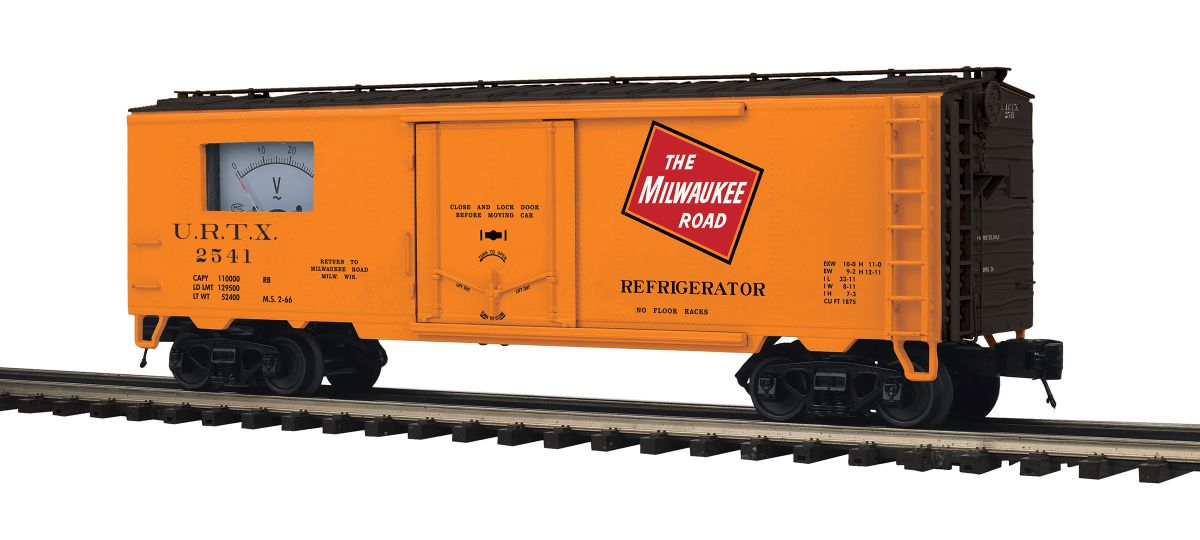 MTH Milwaukee Road O Scale Premier 40’ Steel Sided Power Meter Car
