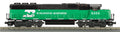 MTH O Scale RailKing Burlington Northern SD60 Diesel Engine With Proto-Sound 3.0