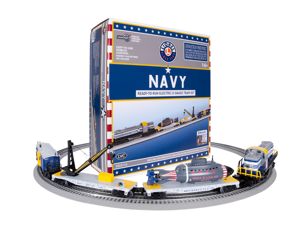 Lionel Navy Lionchief Freight Set With Bluetooth 5.0 2523110