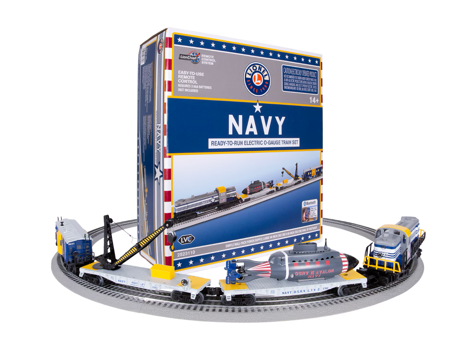 Lionel Navy Lionchief Freight Set With Bluetooth 5.0 2523110