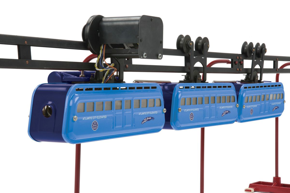MTH Jersey Central O Gauge Tinplate Detroit Monorail Set - Traditional