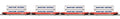 MTH CP Rail O Scale Premier 4-Car Husky Stack Set